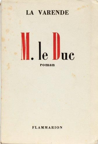 M.LE DUC: Flammarion Paris 1958. E.O. L'un...