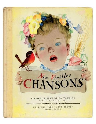 null NOS VIEILLES CHANSONS: Editions les flots bleus Monte-Carlo 1953. E.O. Préface...