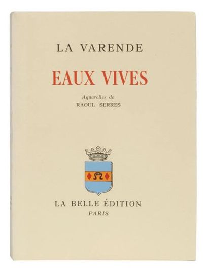 null EAUX VIVES: La belle édition Paris 1955. E.O. L'un des 200 ex sur Arches réservés...