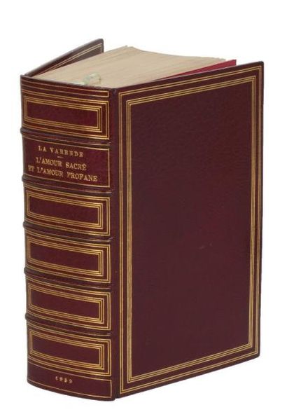  L'AMOUR SACRE ET L'AMOUR PROFANE: Flammarion Paris 1959. Précieux et unique exemplaire...
