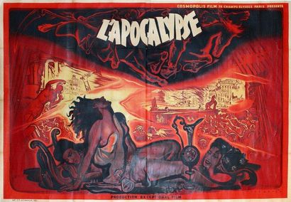 null APOCALYPSE (l') Giuseppe Maria SCOTESE - 1946 Affiche pliée en très bon état...