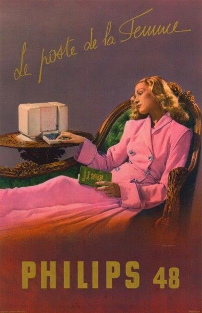 ALJANVIC PHILIPS 1948, Le Poste de la Femme
 Affiche roulée
 1948
 40x60cm