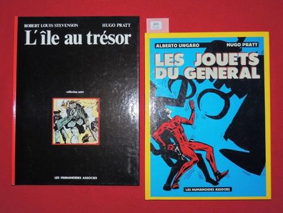 Pratt Deux volumes. «Les Jouets du Général» et «L'ile au trésor». Editions originales....
