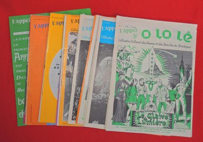  «L'Appel d'O Lo Lê». Collection complète de la seconde série parue en 1970/1974....