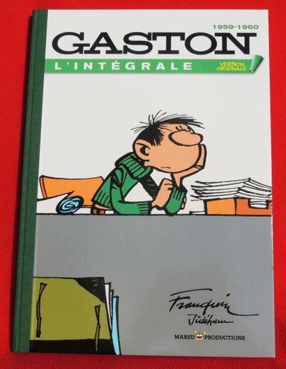 FRANQUIN «Gaston l'intégrale 1959-1960». Marsu Production 2006. Album cartonné format...