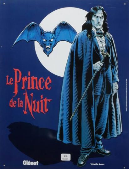 Plaque en métal «Le Prince de la Nuit» éditions...