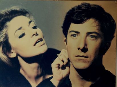 null Dustin Hoffman et Anne Bancroft dans «Le Lauréat» de Mike Nichols 1967 tirage...