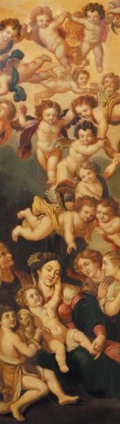 École flamande du XVIIe siècle atelier d'Hendrick van Balen La Vierge à l'Enfant...