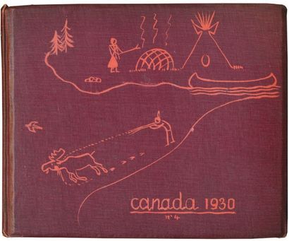 null Voyage CANADA 1930 - 5 Albums entoilés: 484 photographies Documents AL1930 -...