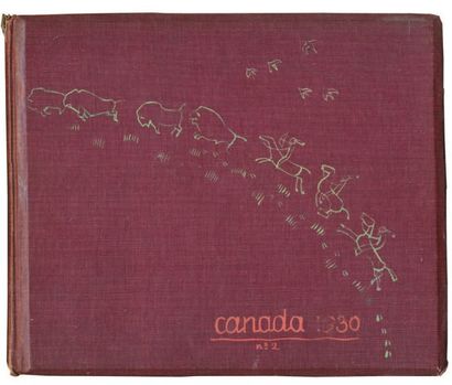 null Voyage CANADA 1930 - 5 Albums entoilés: 484 photographies Documents AL1930 -...