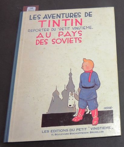 null «Les aventures de Tintin au Pays des Soviets». Casterman avril 1982. Seconde...
