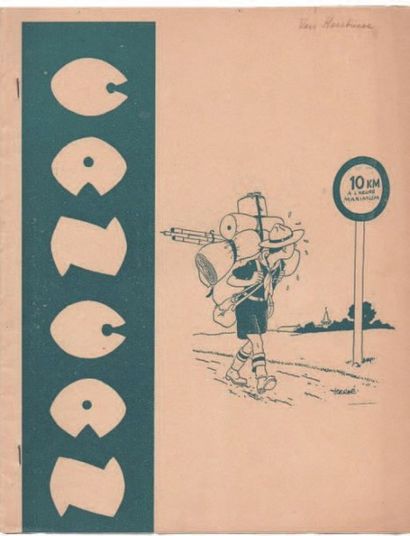 null «Cancan». Rare n° du 25 octobre 1939 édité par le Clan du Tétras. Revue ronéotypé,...