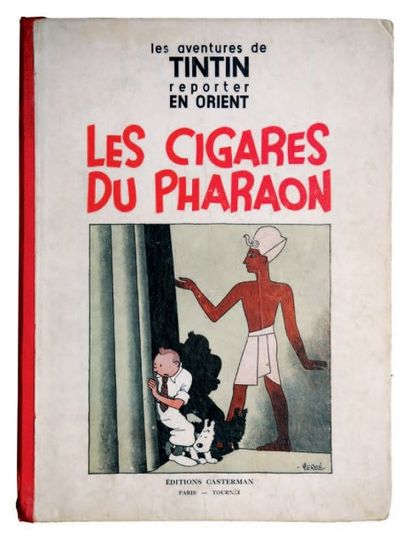 null «Les Cigares du Pharaon». Edition originale noir et blanc. Casterman 1934, 4e...