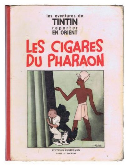 null «Les Cigares du Pharaon». Edition originale noir et blanc. Casterman 1934, 4e...