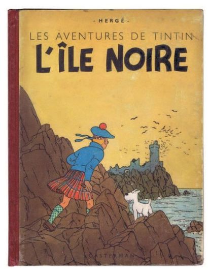 null «L'Ile Noire». Edition originale couleurs. Casterman 1943, 4e plat blanc A20,...