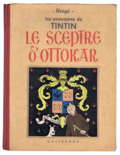 null «Le Sceptre d'Ottokar». Edition originale noir et blanc. Casterman 1939, 4e...