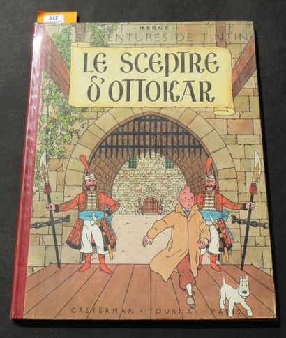 null «Le Sceptre d'Ottokar». Edition originale couleurs. Casterman 1947, 4e plat...