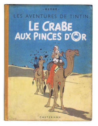 null «Le Crabe aux Pinces d'Or». Edition originale couleurs. Casterman 1944, 4e plat...