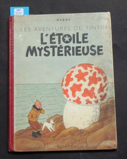 null «L'Etoile Mystérieuse». Seconde édition couleurs. Casterman 1943, 4e plat A20,...
