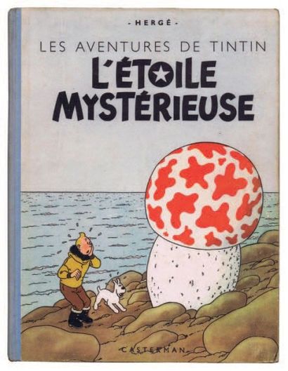 null «L'Etoile Mystérieuse». Casterman 1944 (avril), 4e plat A23, dos bleu. Titre...