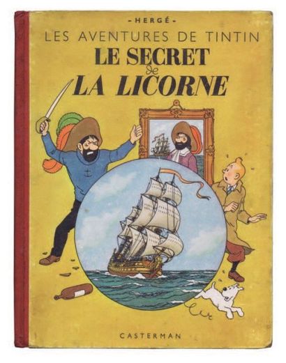 null «Le Secret de la Licorne». Edition originale couleurs. Casterman 1943, 4e plat...