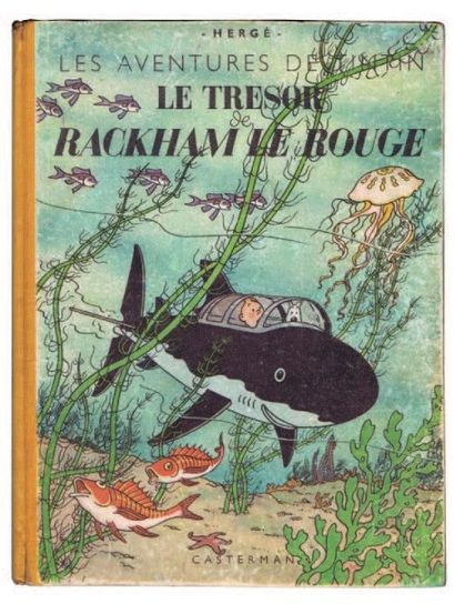 null «Le Trésor de Rackham le Rouge». Edition originale couleurs. Casterman 1945,...