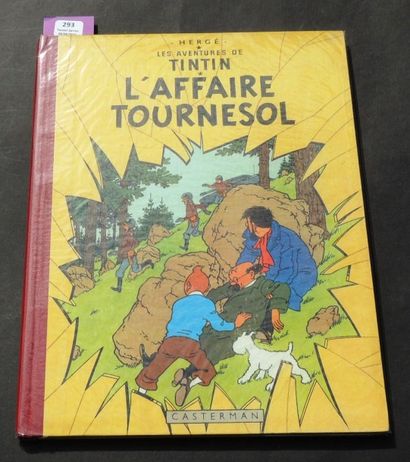 null «L'Affaire Tournesol». Edition originale française. Casterman 1956, 4e plat...