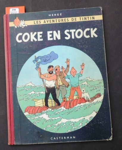 null «Coke en Stock». Edition originale française. Casterman 1958, 4e plat B26, dos...