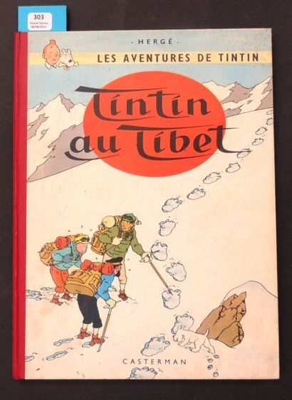 null «Tintin au Tibet». Edition originale française. Casterman 1960, 4e plat B29,...