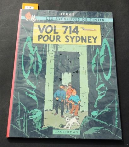null «Vol 714 pour Sydney». Edition originale. Casterman 1968, 4e plat B37, dos carré...