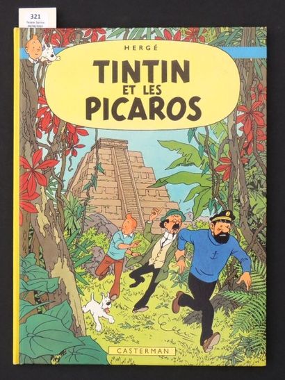 null «Tintin et les Picaros». Edition originale. Casterman 1976, 4e plat C1. Rare...