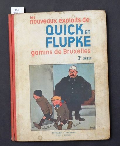 null «Quick et Flupke Gamins de Bruxelles 3e série». Editions Casterman 1938, 4e...