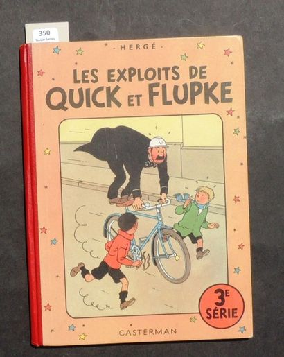 null «Quick et Flupke 3e série». Casterman 1950, 4e plat B3, dos rouge. Edition originale....