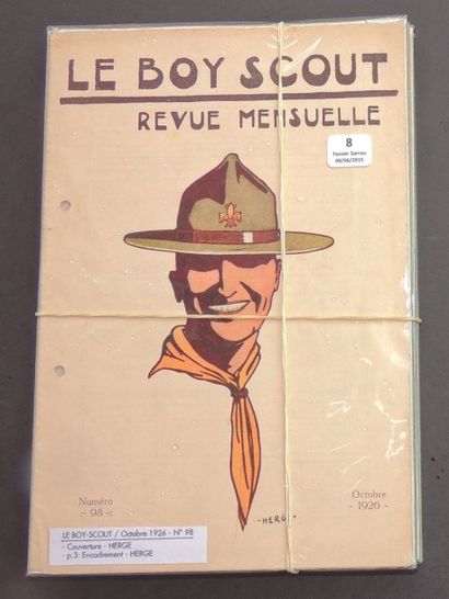 null «Le Boy Scout». 1926. Lot de 6 numéros: 89, 90, 92, 93, 94, 98. Les couvertures...