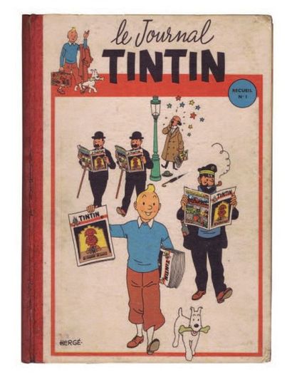 null «Tintin» (Journal). Edition française. Album n°1 (n°1 à 17 du 28 octobre 1948...