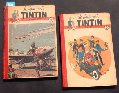 null «Tintin» (Journal). Edition française. Albums 6 et 7 (n°83 à 119, du 15 juin...