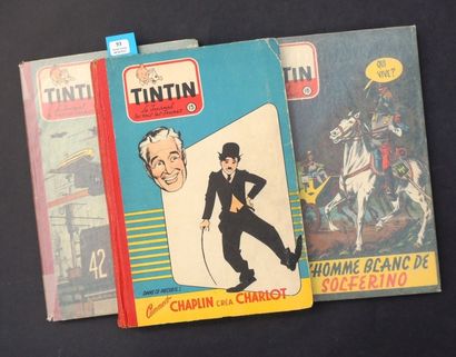 null «Tintin» (Journal). Edition française. Albums 15, 16 et 17 (n°227 à 265, du...