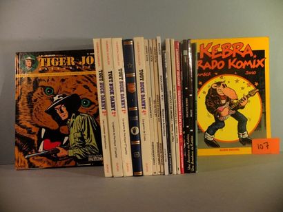 null Lot de 20 albums, dont Hubinon et Jacobs Hubinon et Charlier: Tiger Joe: Tout...