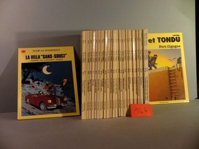 WILL Tif et Tondu: Lot de 32 albums La Villa «sans souci» (1985 EN), Le trésor d'Alaric...