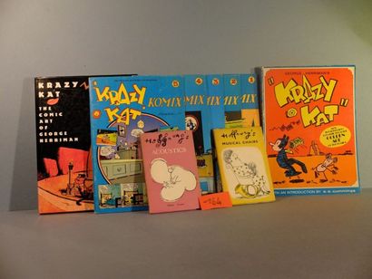 null Lot de 8 albums dont Herriman Herriman: Krazy Kat: Krazy Kat, the comic art...