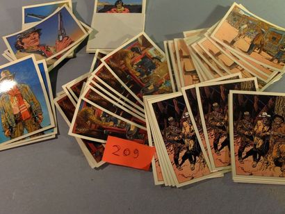 null Lot de 101 cartes postales par Gir Série Blueberry (Aedena 1984) Série complète,...