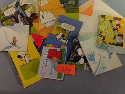 null Lot de 19 cartes postales et bloc-notes 
André Robillard : Fusil (Collection...