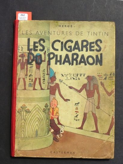 null «Les Cigares du Pharaon». Editions Casterman 1942. Album en noir et blanc. 4e...