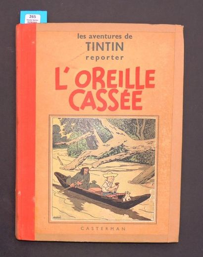 null «L'Oreille cassée». Editions Casterman 1937. Album en noir et blanc. Edition...
