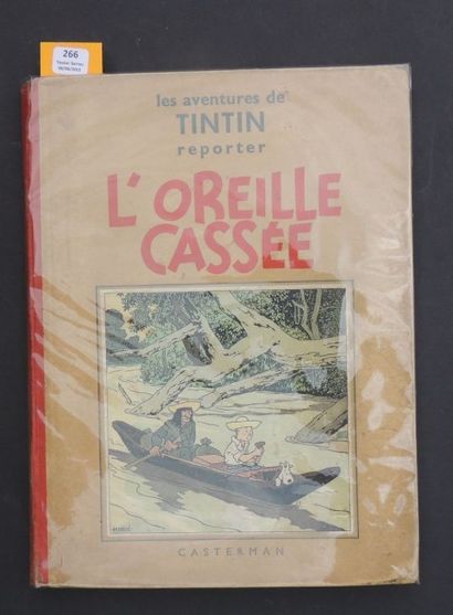 null «L'Oreille cassée». Casterman 1937. Album en noir et blanc. Edition originale....