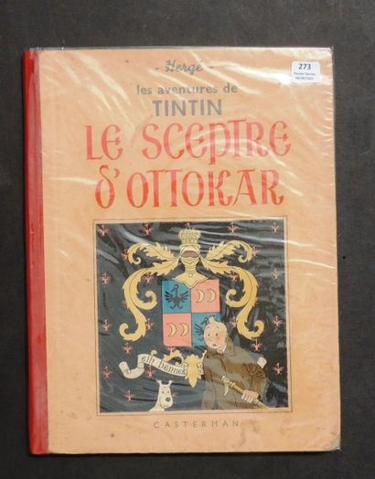 null «Le Sceptre d'Ottokar». Casterman 1939. Album en noir et blanc. Edition originale....