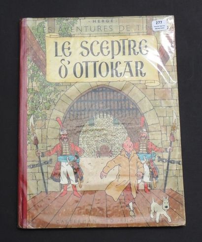 null «Le Sceptre d'Ottokar». Casterman 1947. Edition originale couleurs. 4e plat...