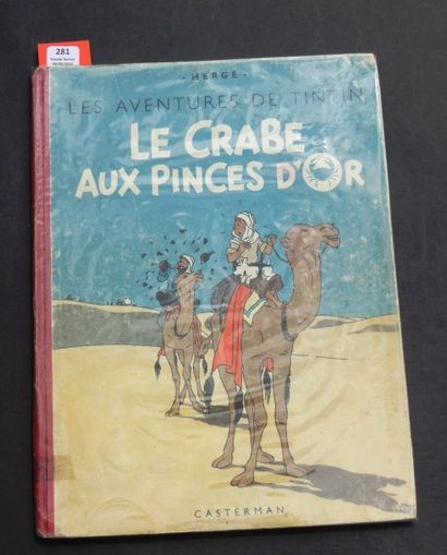 null «Le Crabe aux Pinces d'Or». Casterman 1944. Edition originale couleurs. 4e plat...