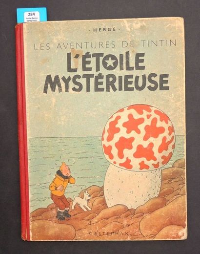 null «L'Etoile Mystérieuse». Casterman 1943. Seconde édition couleurs. 4e plat A20,...