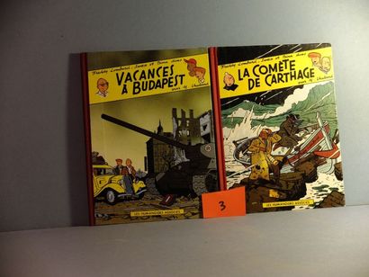 CHALAND 2 Volumes en tirage limité. La comète de Carthage (1986) édition dos toilée...